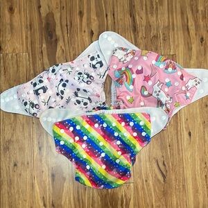 Colorful Kids Cloth Diaper Set